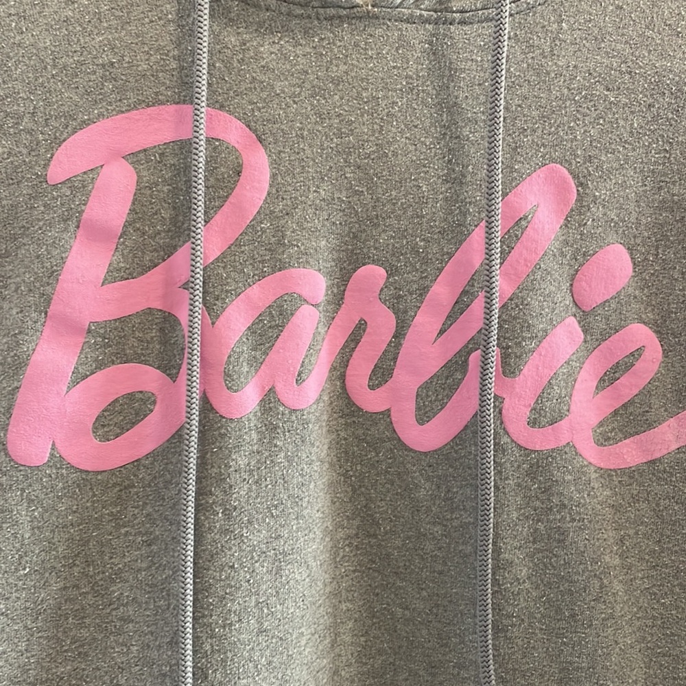 Gray Barbie hooded sweatshirt - Picture 2 of 7